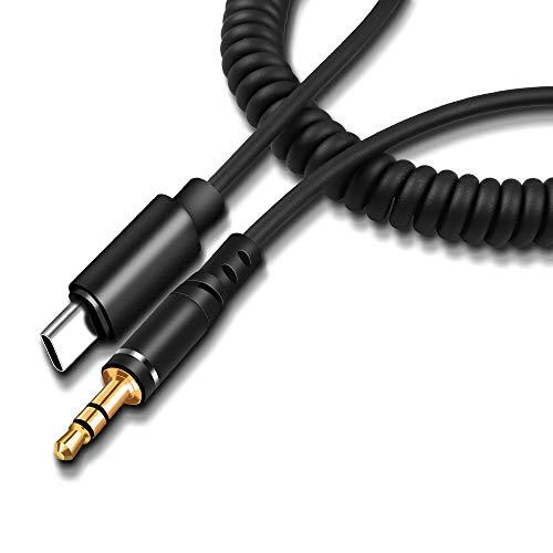 AXYO オーディオケーブル USB Type-C to 3.5mm AUXケーブル カールコード式 ステレオミニプラグ 1.2ｍ 長く伸びるカ |  | 08