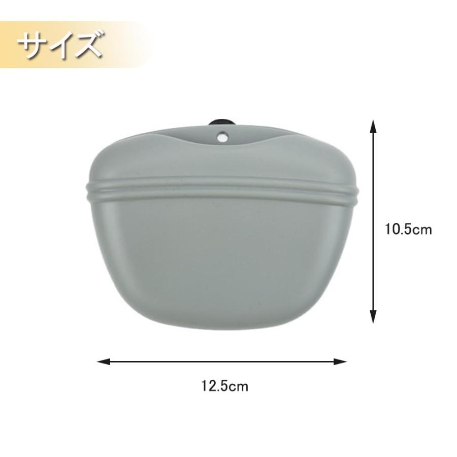 DFsucces 犬用おやつポーチ ペット用品 訓練グッズ お散歩バッグ シリカゲル 防水シ 訓練 外出用 散歩時の持ち運びに便利 グレー |  | 01
