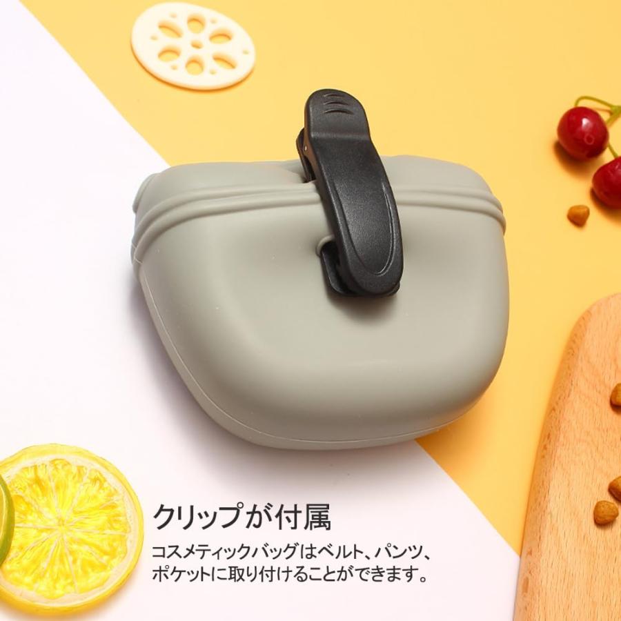 DFsucces 犬用おやつポーチ ペット用品 訓練グッズ お散歩バッグ シリカゲル 防水シ 訓練 外出用 散歩時の持ち運びに便利 グレー |  | 02
