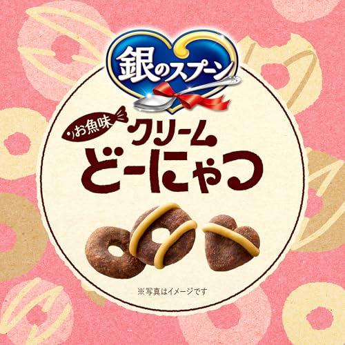 まとめ買い 銀のスプーン 猫用 おやつ お魚クリームどーにゃつ まぐろ味 24g6g×4袋 ×5個ドーナツ型粒 食べきりサイズ 国産 |  | 01