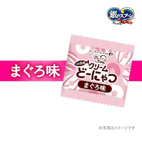 まとめ買い 銀のスプーン 猫用 おやつ お魚クリームどーにゃつ まぐろ味 24g6g×4袋 ×5個ドーナツ型粒 食べきりサイズ 国産 |  | 02