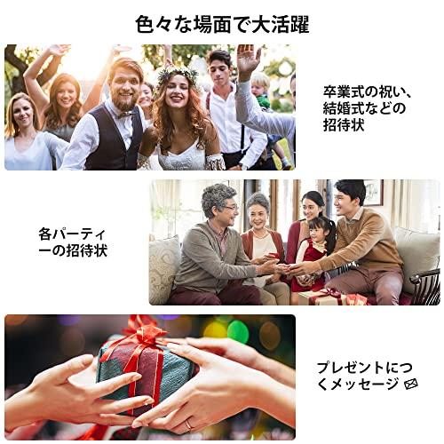 TEMLUM メッセージカード 感謝カード ミニサイズ グリーティングカード 挨拶カード 封筒6色 シーリングワックス シール4色 アンティーク |  | 05