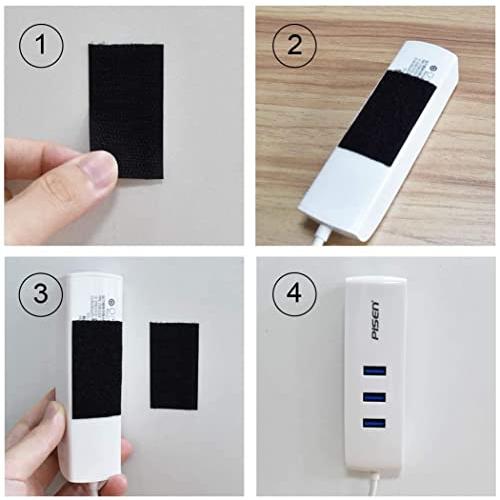 面ファスナー 両面テープ付き ベルクロ 強力 粘着力強い オス メス 防水 耐熱 DIY用 網戸用 車用 業務用 工業用 幅11cm 長さ1m |  | 04