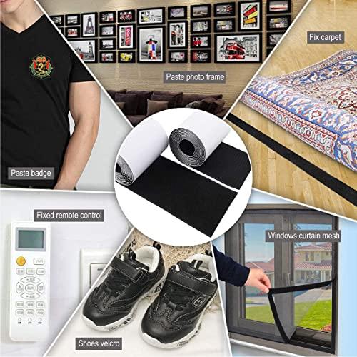 面ファスナー 両面テープ付き ベルクロ 強力 粘着力強い オス メス 防水 耐熱 DIY用 網戸用 車用 業務用 工業用 幅11cm 長さ1m |  | 06