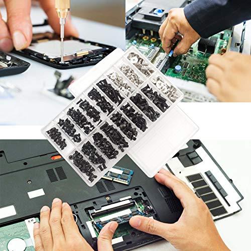 AkuolyノートPC用ネジ HDD M.2 SSD 固定用平ネジセット 収納ケース付き M2 M2.5 M3交換用ノートパソコンねじ計355本 |  | 02