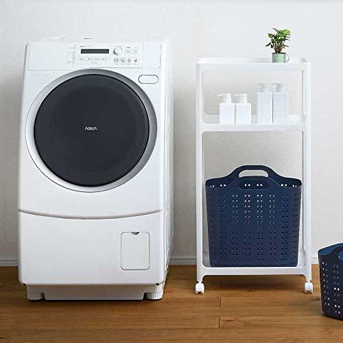 サンカ サンバッサ やわらか素材のソフトバスケット スリムなかたちですっきり収納 L ディープブルー ドット穴が小さく衣類が傷つきにくい 軽量 |  | 03