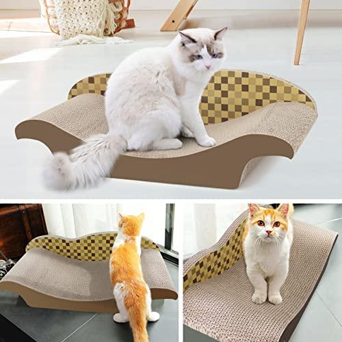 SONGWAY 猫つめとぎ ダンボール 猫 爪とぎ つめとぎ 爪研ぎ 強化ダンボール 高密度 ガリガリ 頑丈 ストレス解消 猫爪とぎソファ型 大 |  | 04