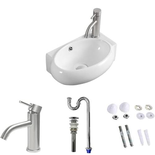 Sトラップ排水セット付き 手洗い器 オシャレ 手洗いボウル