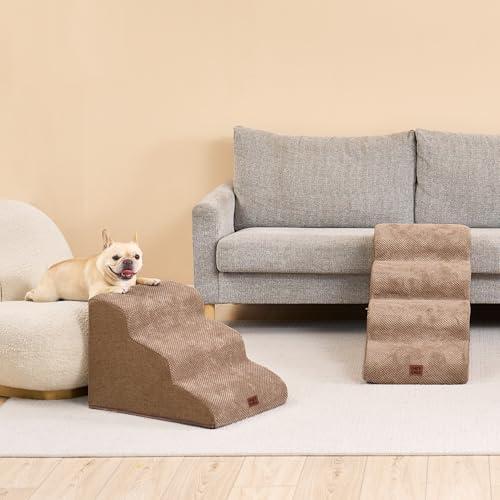 EHEYCIGA 犬 階段 ステップ ペット階段 ドッグステップ 犬 スロープ 高密度 滑り止め付き 安定性 カバー取り外し可能 洗える 小型犬 |  | 07