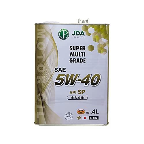 JDA エンジンオイル スーパーマルチグレードエンジンオイル 5W-40 SP 4L 全合成基油 4L | 