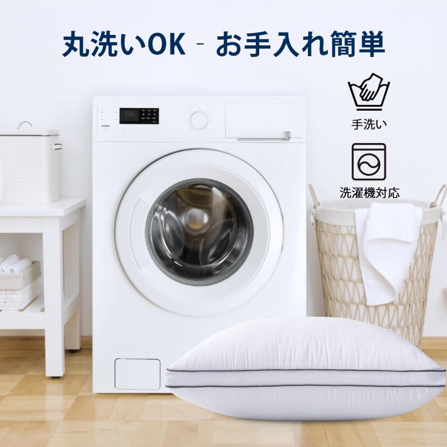 HEVUMYI 枕 まくら 首が痛くならない安眠枕 高反発枕 高級ホテル仕様 横向き対応 肩こり解消 丸洗い可能 立体構造 通気性よい 仰向き |  | 06