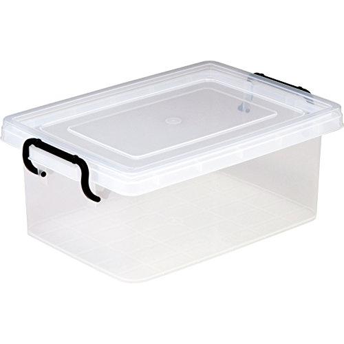 和泉化成 収納ケース 日本製 セーフティBOX3型クリア (幅26×奥38.5×高15cm)3657 | ブランド登録なし