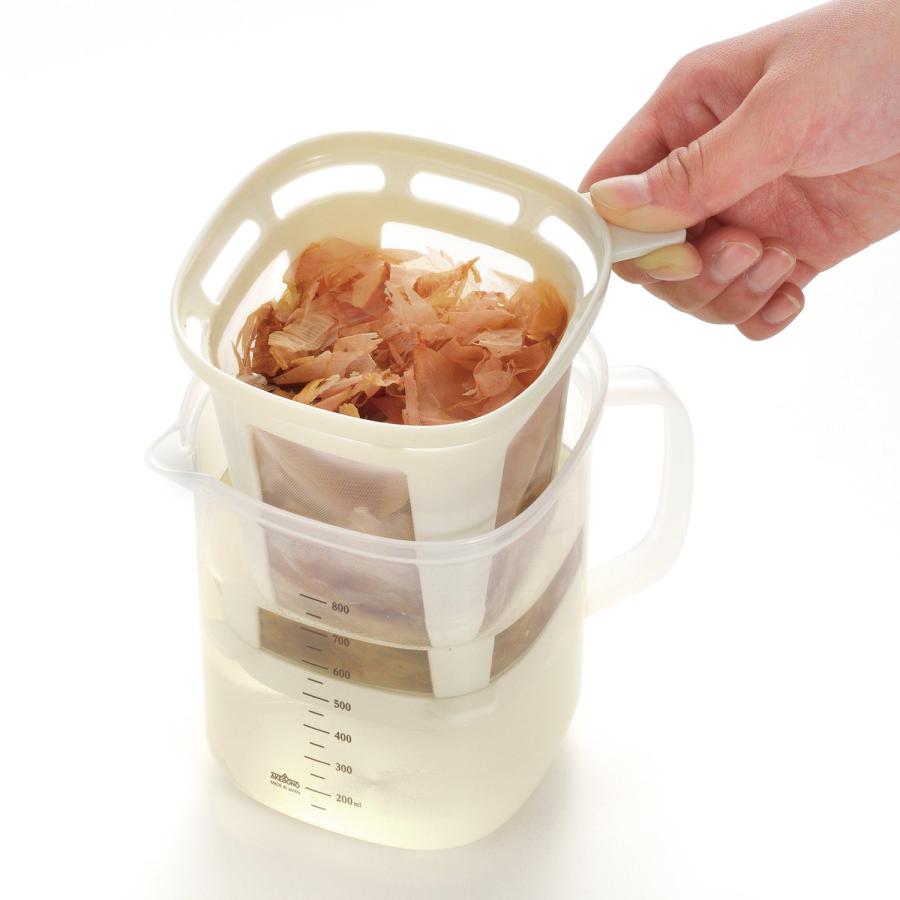 曙産業 だしポット 実質容量800ml 電子レンジで出汁がつくれる レンジで美味しいおだし 食洗器対応 日本製 RE-1510 | 曙産業 | 01