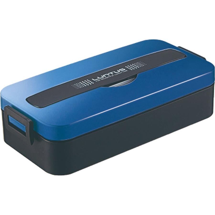 アスベル お弁当箱1段800mL ランタスMC SS-800C バッグ付き メタリックブルー 3159 | アスベル