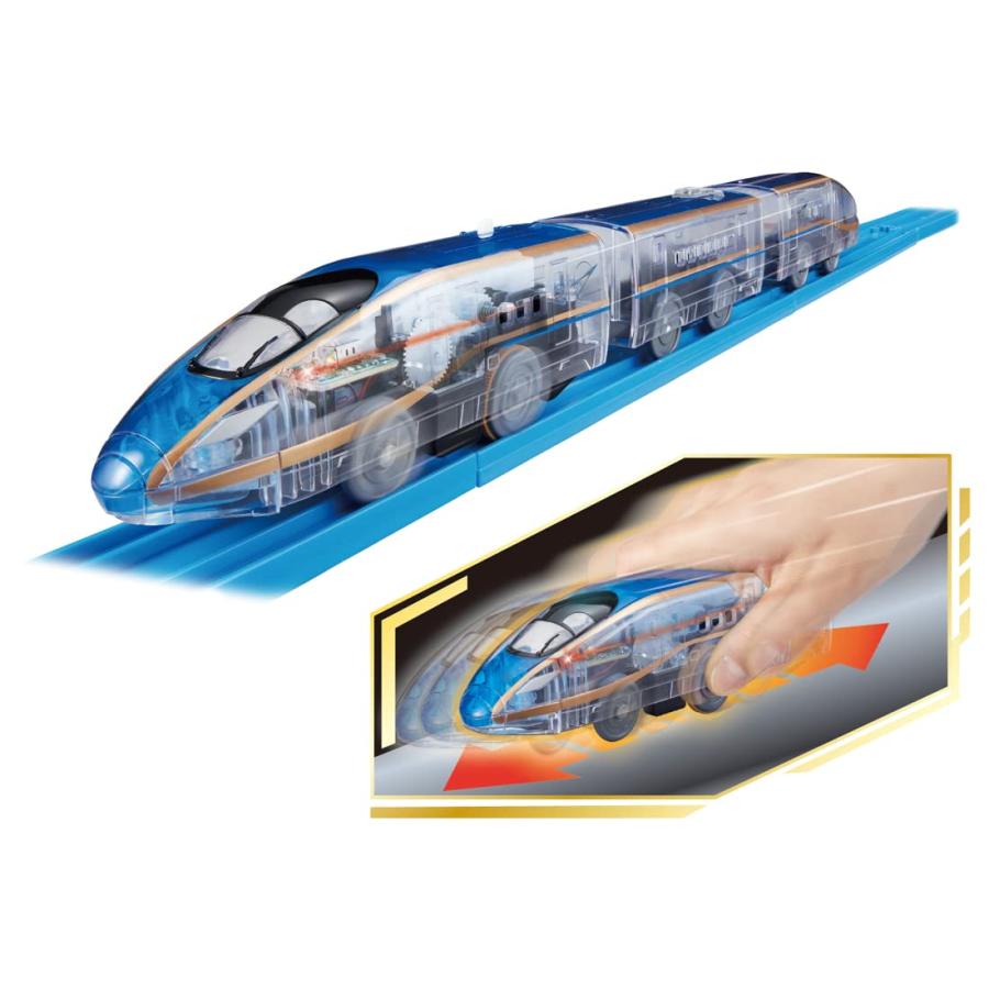 タカラトミー(TAKARA TOMY) プラレール 電池いらずで出発進行! テコロでチャージ E7系新幹線かがやき 226086 | タカラトミー