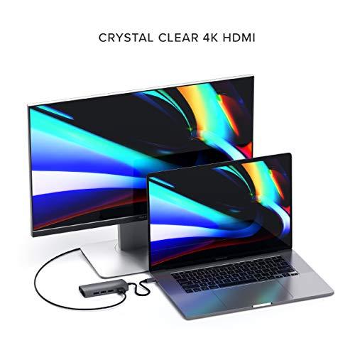 Satechi V2 マルチ USB-C ハブ 8-in-1 (スペースグレイ) 4K HDMI(60Hz), イーサネット, USBC PD充電,｜soma-net｜02