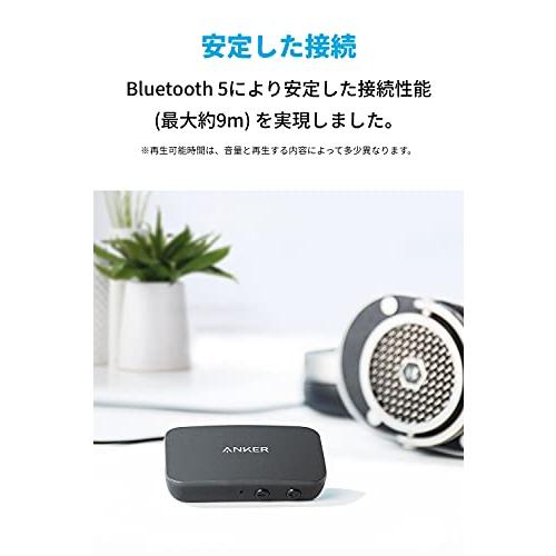 Anker Soundsync Bluetoothレシーバー（Bluetooth 5.0 レシーバー）【12時間再生 / ハンズフリー通話対応 / 2｜soma-net｜02