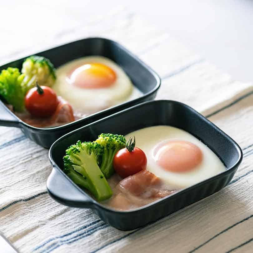 佐治陶器 萬古焼 耐熱トースターパン（ブラック） （ラッピング・熨斗