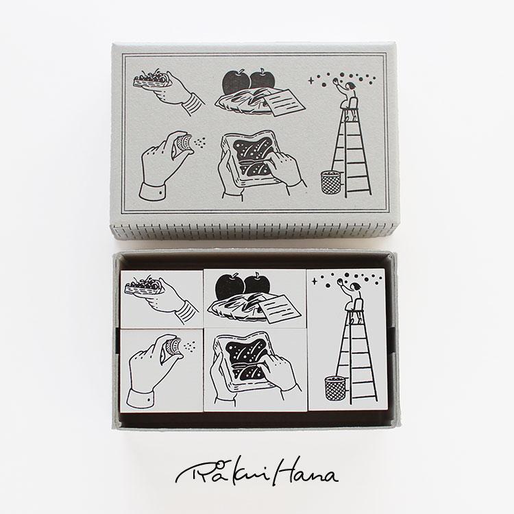Rakui Hana フルーツバスケット スタンプセット 5種類 手帳 羅久井ハナ くだもの はんこ 判子 ハンコ 版画 アーティスト らくいはな Raku Fruits Stamp Others Raku Fruits Stamp Gute Gouter 通販 Yahoo ショッピング
