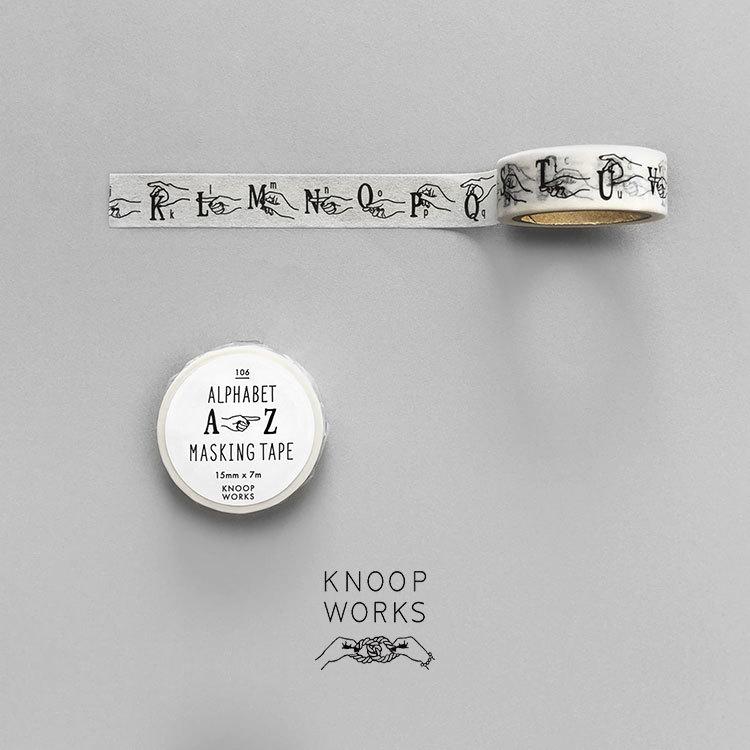 Knoopworks クノープワークス マスキングテープ マステ おしゃれ 15mm 1 5cm アルファベット A Z 106 Alphabet Mt 18 手帳 カード ギフト Zk Knoop Mt 18 Alphabet Gute Gouter 通販 Yahoo ショッピング