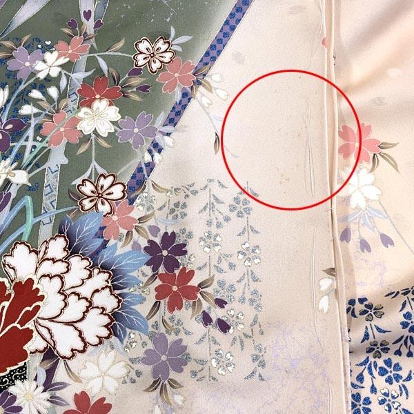 ワケアリ97.2%引】振袖 上村松園 新品 未仕立て生地 古典柄 八掛付き 