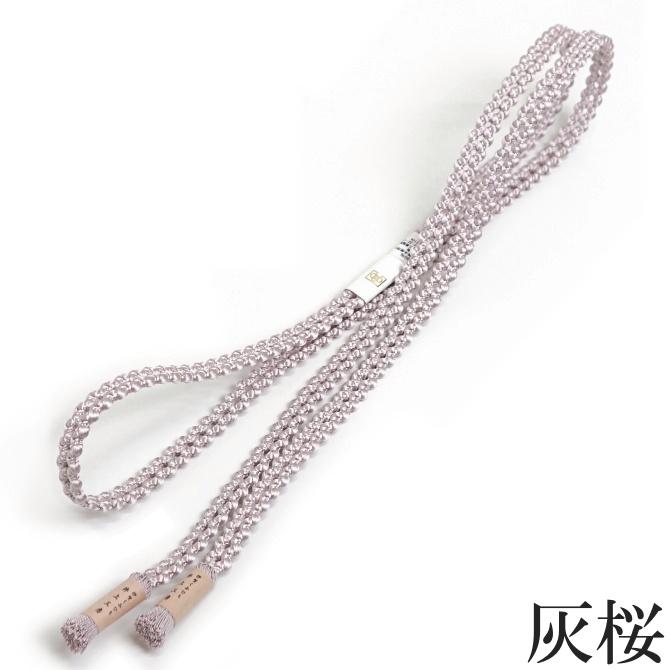 夏 正絹 帯締め リング繋ぎ 玉すだれ レース組み 伊賀くみひも 井上