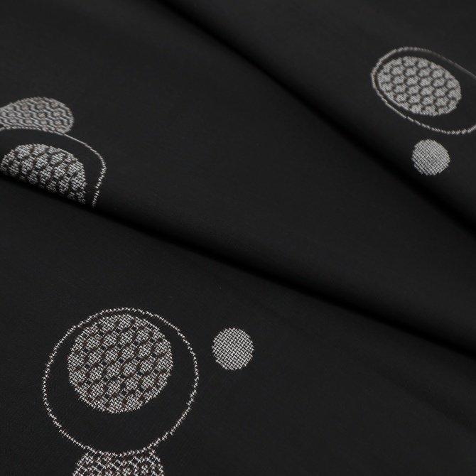 高い素材】【高い素材】本場大島紬 地空 丸柄 奄美大島 泥染 ９マルキ