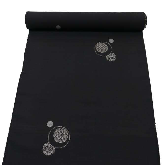 高い素材】【高い素材】本場大島紬 地空 丸柄 奄美大島 泥染 ９マルキ