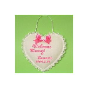 ウェルカムドール ウェルカムボード　ウェルカムミニハート 刺繍入り |  | 01