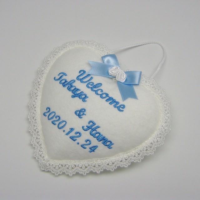 ウェルカムドール ウェルカムボード　ウェルカムミニハート 刺繍入り |  | 04