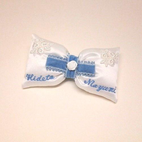 ウェルカムドール リングピロー リボン型 ミニピロー 完成品 |  | 01