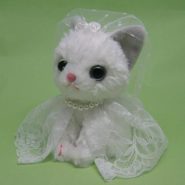 ウェルカムドール猫　 ウェディングキャット　 白猫＆白猫 |  | 02
