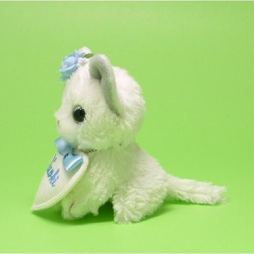 ウェルカムドール 猫　ペアハート名前刺繍入付き 白猫＆白猫 |  | 01