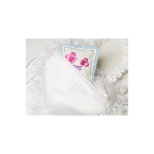 送料無料　リングピロー 完成品　イニシャル日付刺繍入り リングポシェット |  | 02