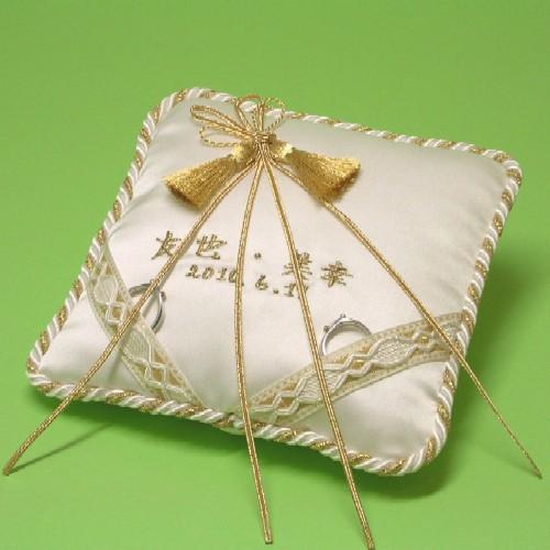 リングピロ−和風  刺繍 完成品　 | 