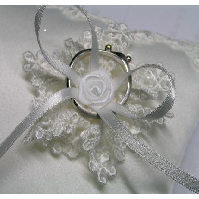 リングピロー 刺繍 キット レースモチーフ 名前 日付入り |  | 02