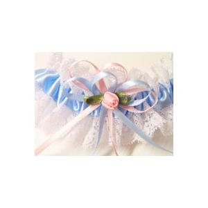 送料無料 ウェディング 可愛い ガーターベルト アンクルガーター3 サムシングブルー |  | 01