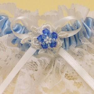 ウェディング ブライダル サムシングブルー ガーターベルト4 |  | 01