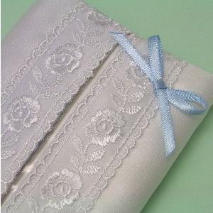 結婚式 ポケットティッシュケース A ブルーリボン付き |  | 01