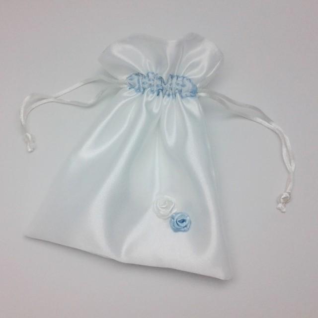 ウェディングポーチ 巾着袋 サテンポーチ ミニサイズ | 