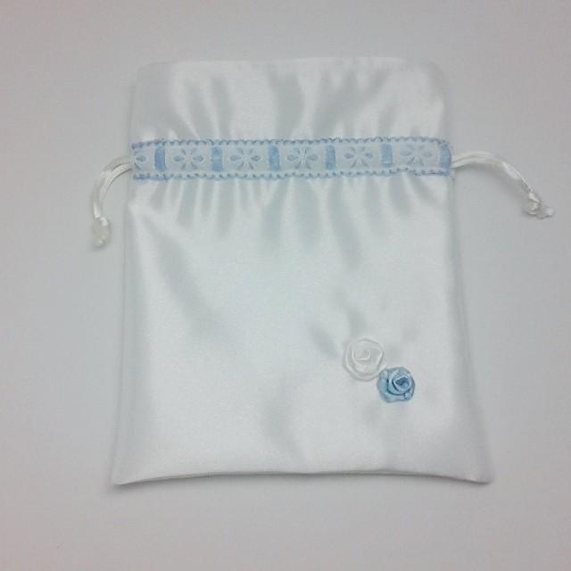 ウェディングポーチ 巾着袋 サテンポーチ ミニサイズ |  | 01