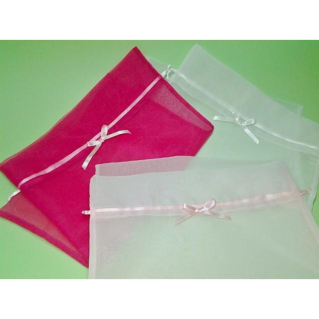 ウェディングポーチ 巾着袋 オーガンディーポーチ ビッグサイズ　1枚 | 