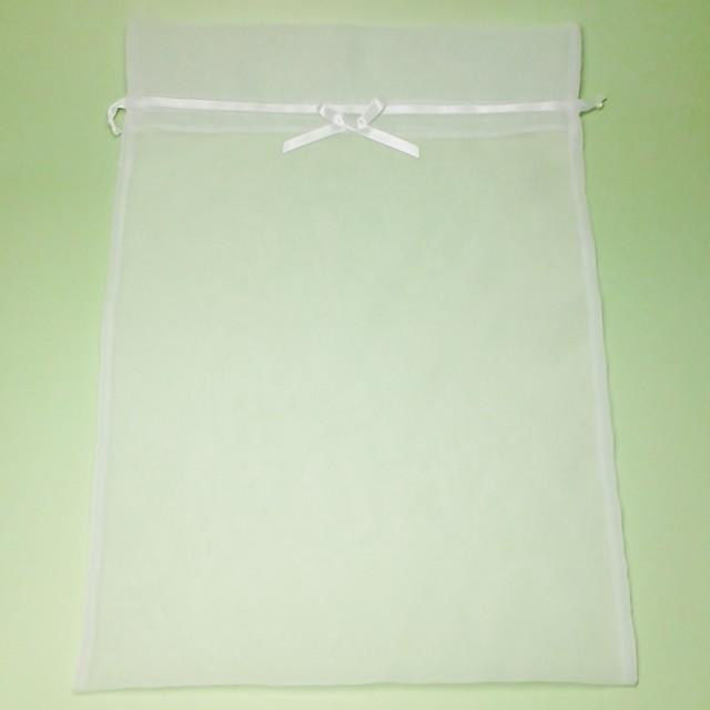 ウェディングポーチ 巾着袋 オーガンディーポーチ ビッグサイズ　1枚 |  | 01