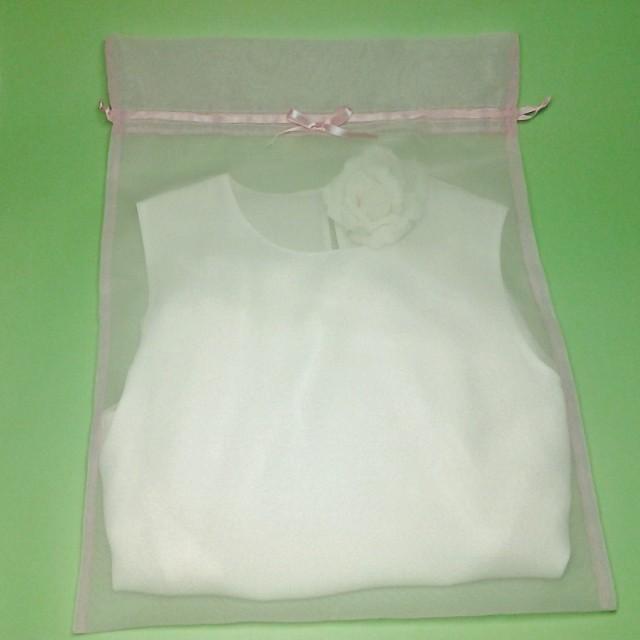 ウェディングポーチ 巾着袋 オーガンディーポーチ ビッグサイズ　1枚 |  | 02