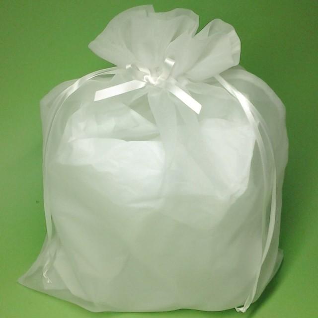 ウェディングポーチ 巾着袋 オーガンディーポーチ ビッグサイズ　1枚 |  | 05