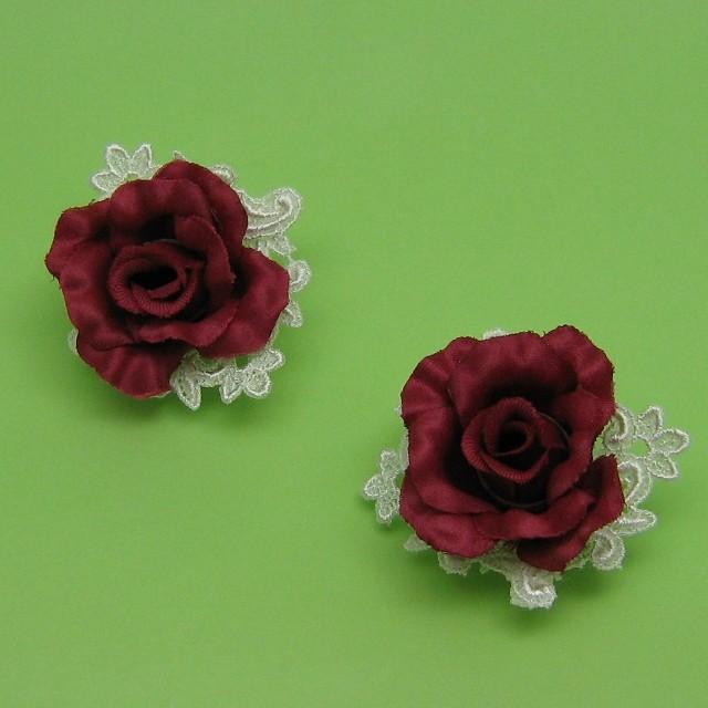 ウェディング シューズコサージュ　造花付き |  | 01