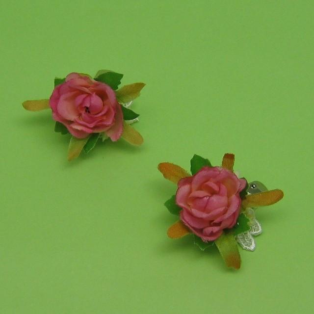 ウェディング シューズコサージュ　造花付き1組 |  | 01