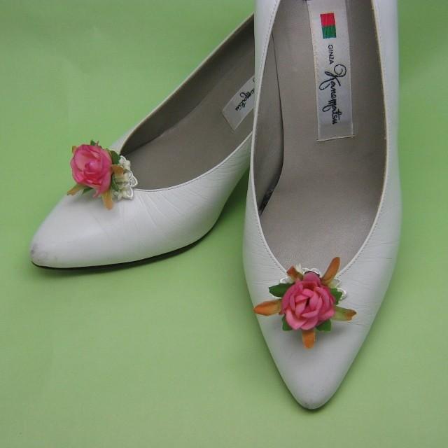ウェディング シューズコサージュ　造花付き1組 |  | 02
