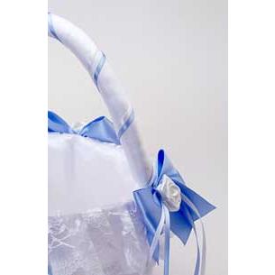 ウェディングバスケット　ホワイトバスケット 布製小物入れ 残り1個 |  | 02