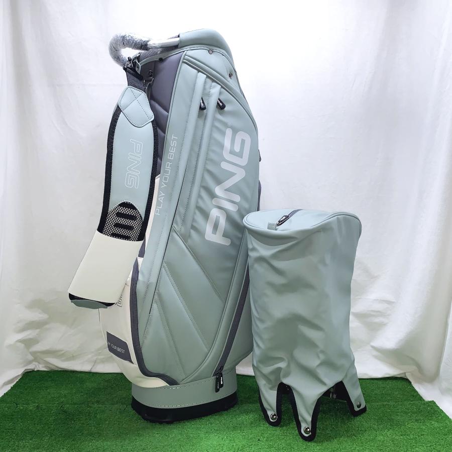 人気 ピン CB-P221 SOFT PU キャディバッグ 9.5インチ 5分割 PING 2022